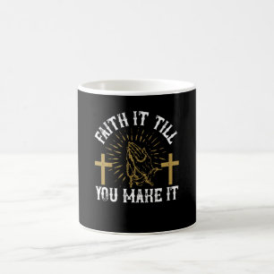 Caneca De Café Religião - Acredite Até Consegui-la