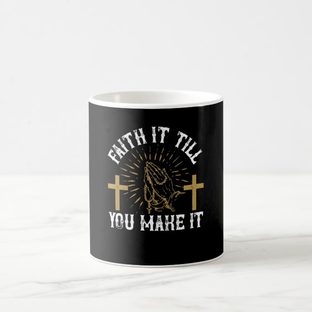 Caneca De Café Religião - Acredite Até Consegui-la (Centro)