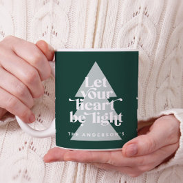 Caneca De Café Religião de Natal mínima gráfica moderna