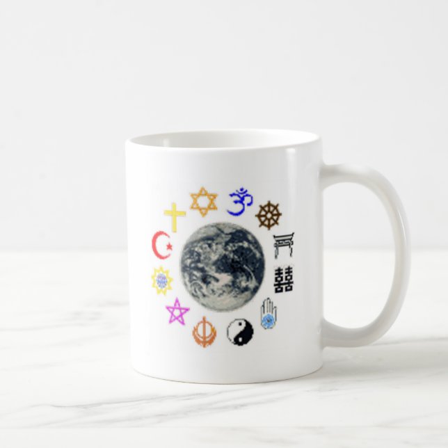 Caneca De Café RELIGIÕES do MUNDO (Direita)