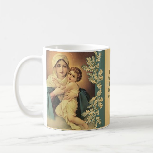 Caneca De Café Religiosa Nossa Senhora da Virgem Schoenstatte Mar (Esquerda)