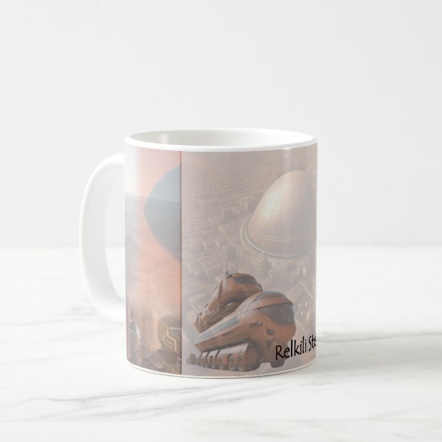 Caneca De Café Relkili Steel Cobrir Art (Frente Esquerda)