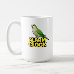 Caneca De Café Relógio Alarme Papagaio Quaker