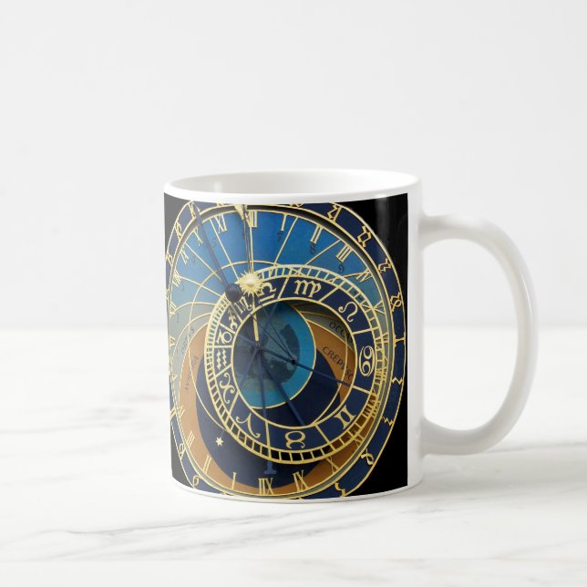 Caneca De Café Relógio Astronômico - Praga Orloj (Direita)