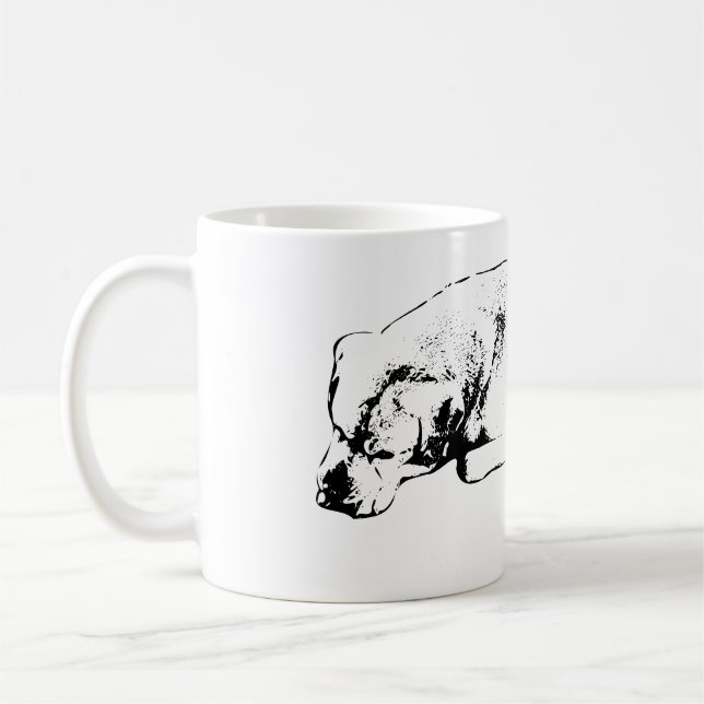 Caneca De Café Relógio da Manhã, coração fácil (Esquerda)