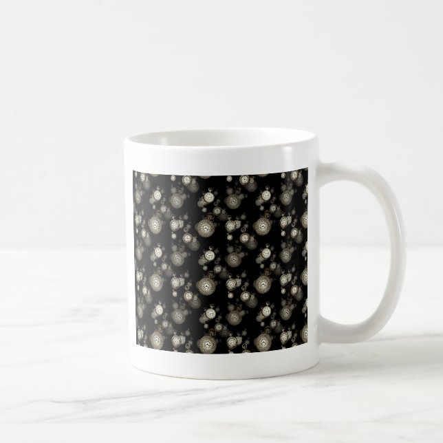 Caneca De Café Relógios de pulso estampa - acessório com padrão s (Direita)