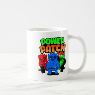 Caneca De Café Remendo Divertido de Força Levanta Halterofilismo