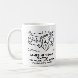 Caneca De Café Remoções de residências ou residências