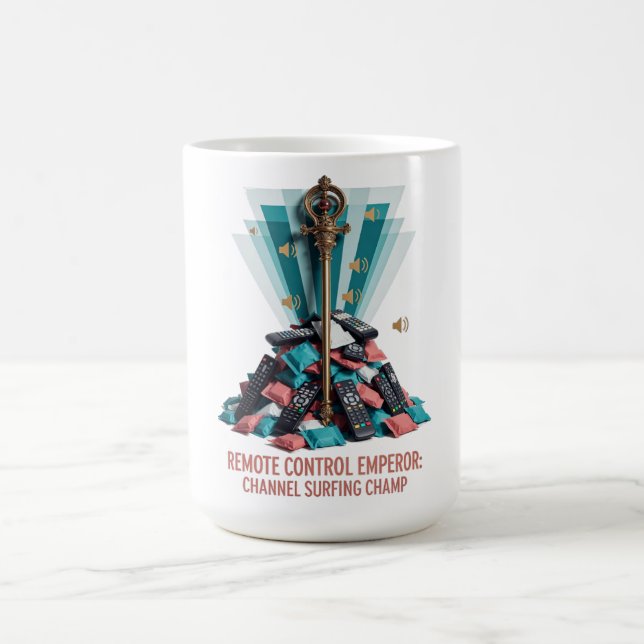 Caneca De Café Remote Control Emperor T Shirt (Centro)