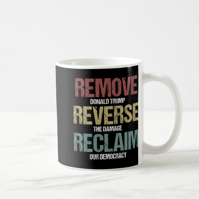 Caneca De Café Remover Protesto de Reclamação Reversa (Direita)