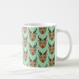 Caneca de Café Rena de Natal