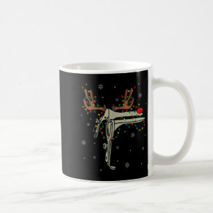 Caneca De Café Rena Espéculo Luz de Natal Médica Obstetra Enferme
