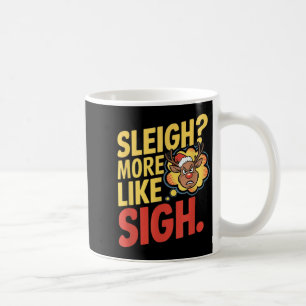 Caneca De Café Renas Trinegro Mais Como Suspiro Sarcástico Natal
