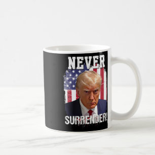 Caneca De Café Rendição Trump Bandeira EUA 2024
