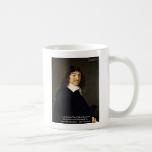 Caneca De Café Rene Descartes Resolvendo Problemas Dons de Coisa