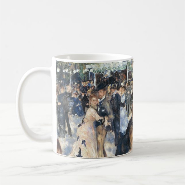 Caneca De Café Renoir Dança no Moulin de la Galette Vintage (Esquerda)