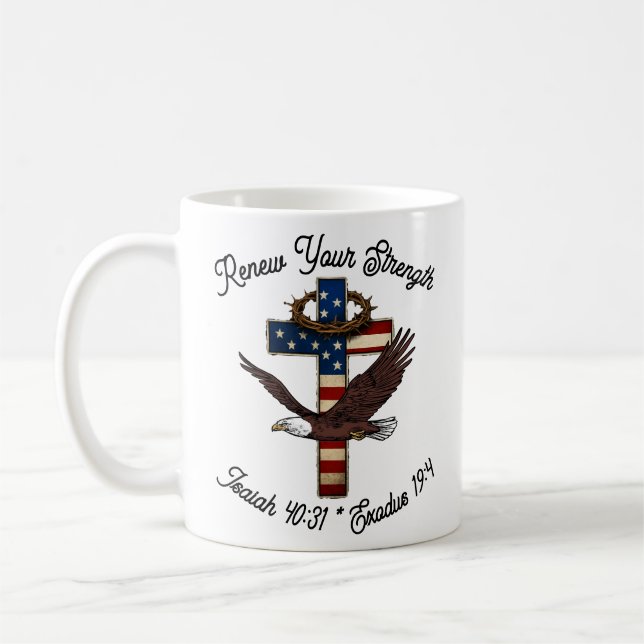 Caneca De Café Renove a sua força (Esquerda)