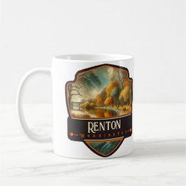 Caneca De Café Renton, Washington| Antigo