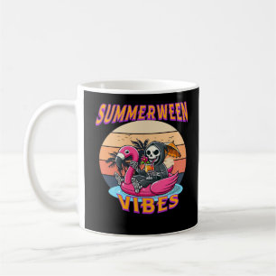 Caneca De Café Reparador Flamingo Float Summerbetween Vibes Grim
