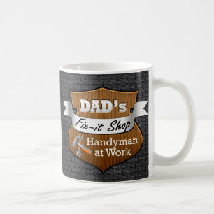 Caneca De Café Reparo-ele do pai engraçado dia dos pais acessív