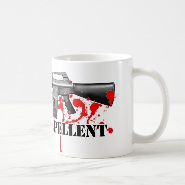 Caneca De Café Repellent do zombi (Direita)