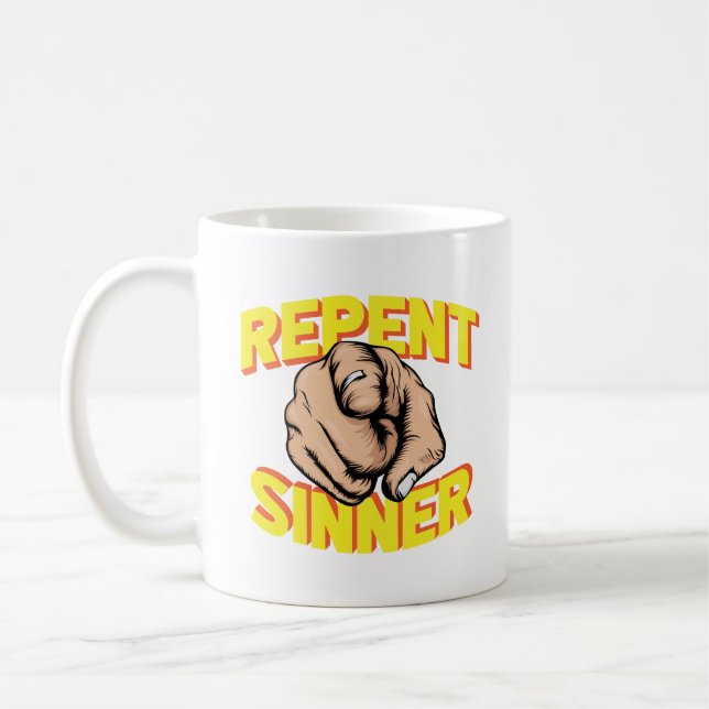 Caneca De Café Repente Sinner (Esquerda)