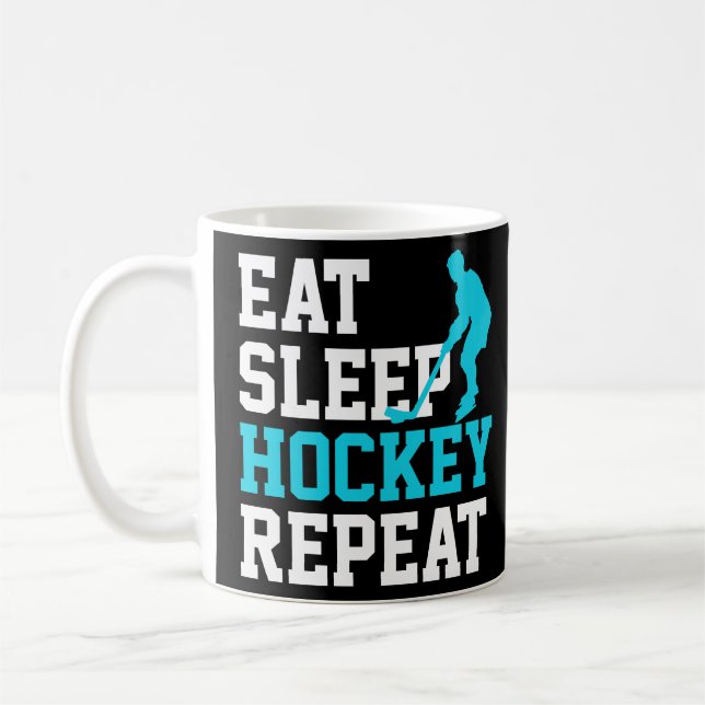 Caneca De Café Repetição de Hóquei no Sono (Esquerda)