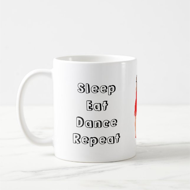 Caneca De Café Repetir a dança de repouso (Esquerda)