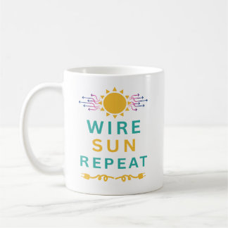 Caneca De Café Repetir Fio Solar