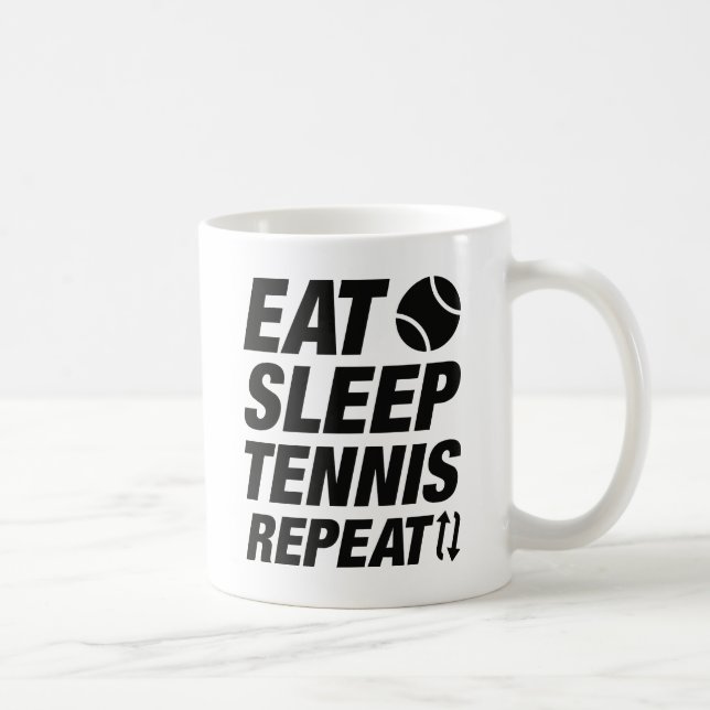 Caneca De Café Repetir o Tênis de latência (Direita)