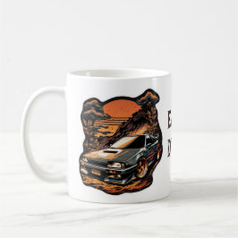 Caneca De Café Repita A Operação De Desvio De Sono. Japão car jdm
