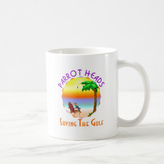 Caneca De Café Repita mecanicamente as cabeças que salvar o golfo