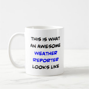Caneca De Café repórter do tempo, incrível