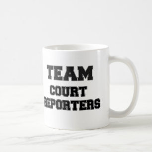 Caneca De Café Repórteres de corte da equipe