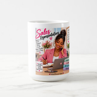 Caneca De Café Representante de Vendas — Criando Oportunidades