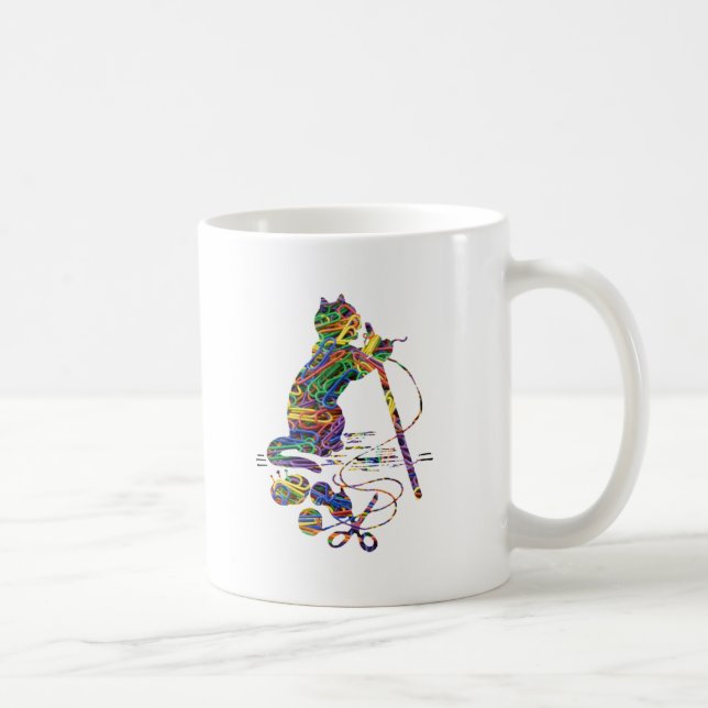 CANECA DE CAFÉ REPRODUÇÃO DE GATINHOS 3 (Direita)