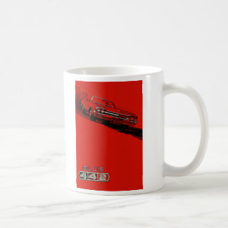 Caneca De Café reprodução de pôster do Oldsmobile 442 de 1964
