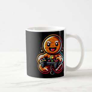 Caneca De Café Reproduzindo o Vídeo do Controlador de Jogos