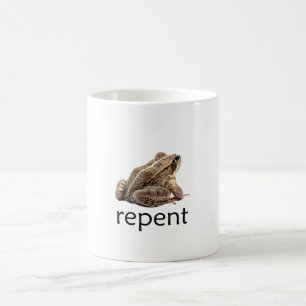 Caneca De Café Répteis sapo, meme engraçado
