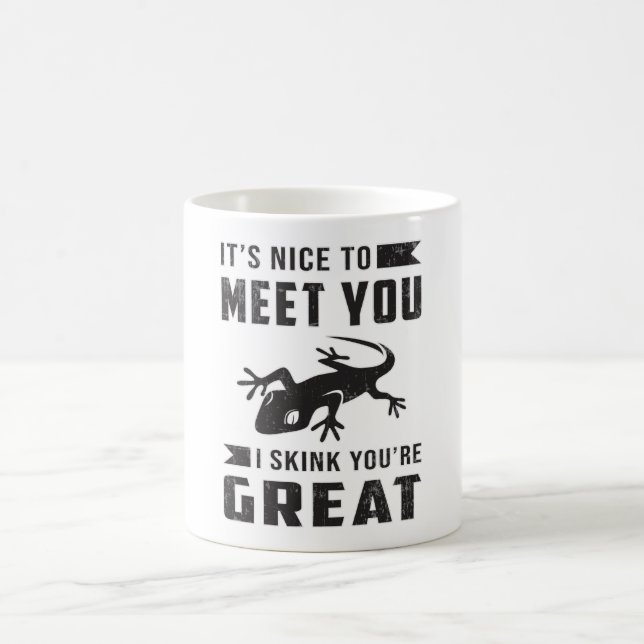 Caneca De Café Reptile Gecko Lizard Répteis Lover Engraçado Prese (Centro)