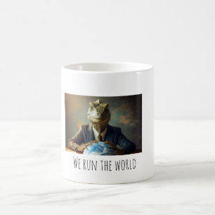 Caneca De Café Reptilianos Governam o Mundo