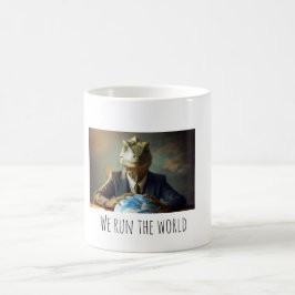Caneca De Café Reptilians Run The World