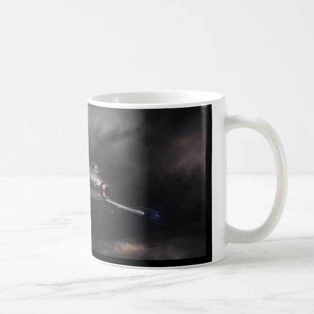 Caneca De Café ”Republic F-84 Thunderjet”mug (Direita)