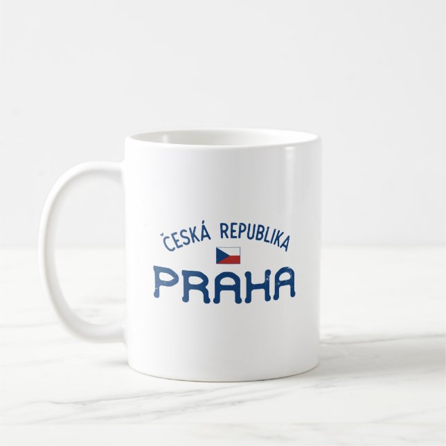 Caneca De Café República Checa de Praga, em dificuldades (Praha) (Esquerda)