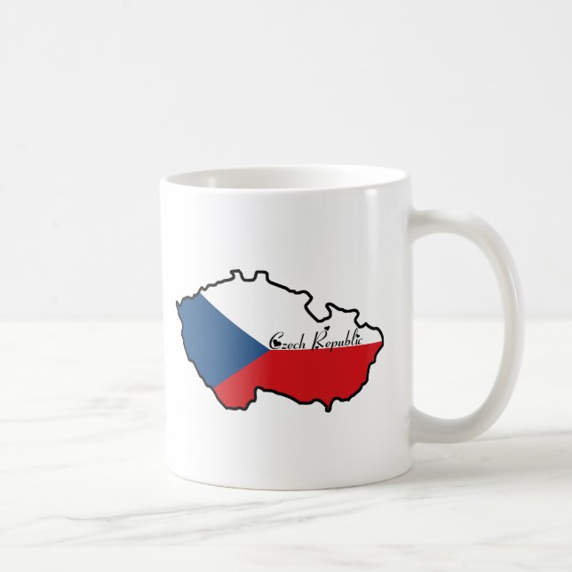 Caneca De Café República checa legal (Direita)