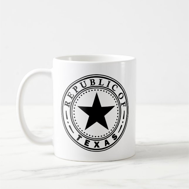 Caneca De Café República de Texas (Esquerda)