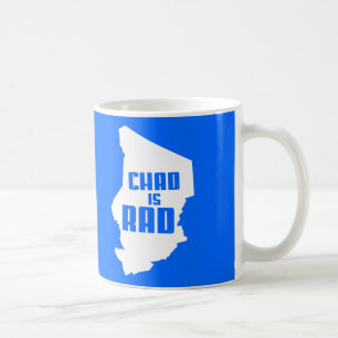 Caneca De Café República do Tchad é o Rad (contínuo)