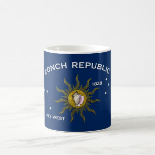 Caneca De Café República Key West do Conch