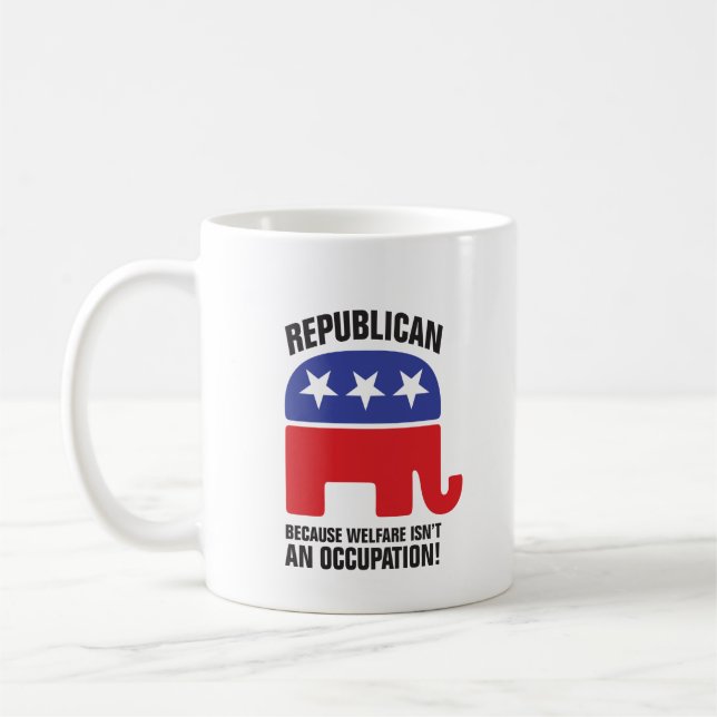 Caneca De Café Republicano - porque o bem-estar não é uma (Esquerda)