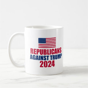 Caneca De Café Republicanos Contra a Eleição Trump 2024